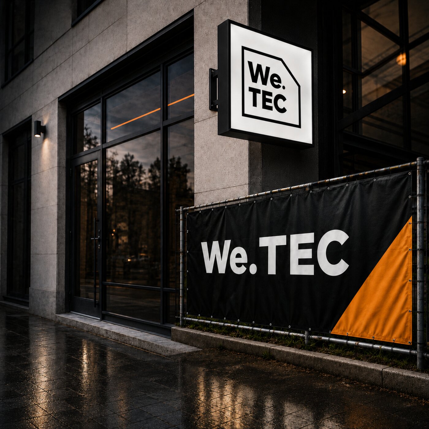 Bannery a cedule We.TEC