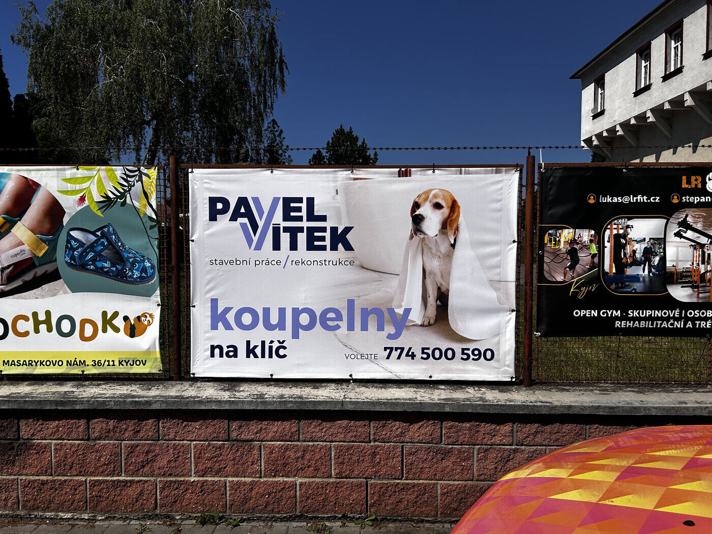 Bannery a cedule We.TEC