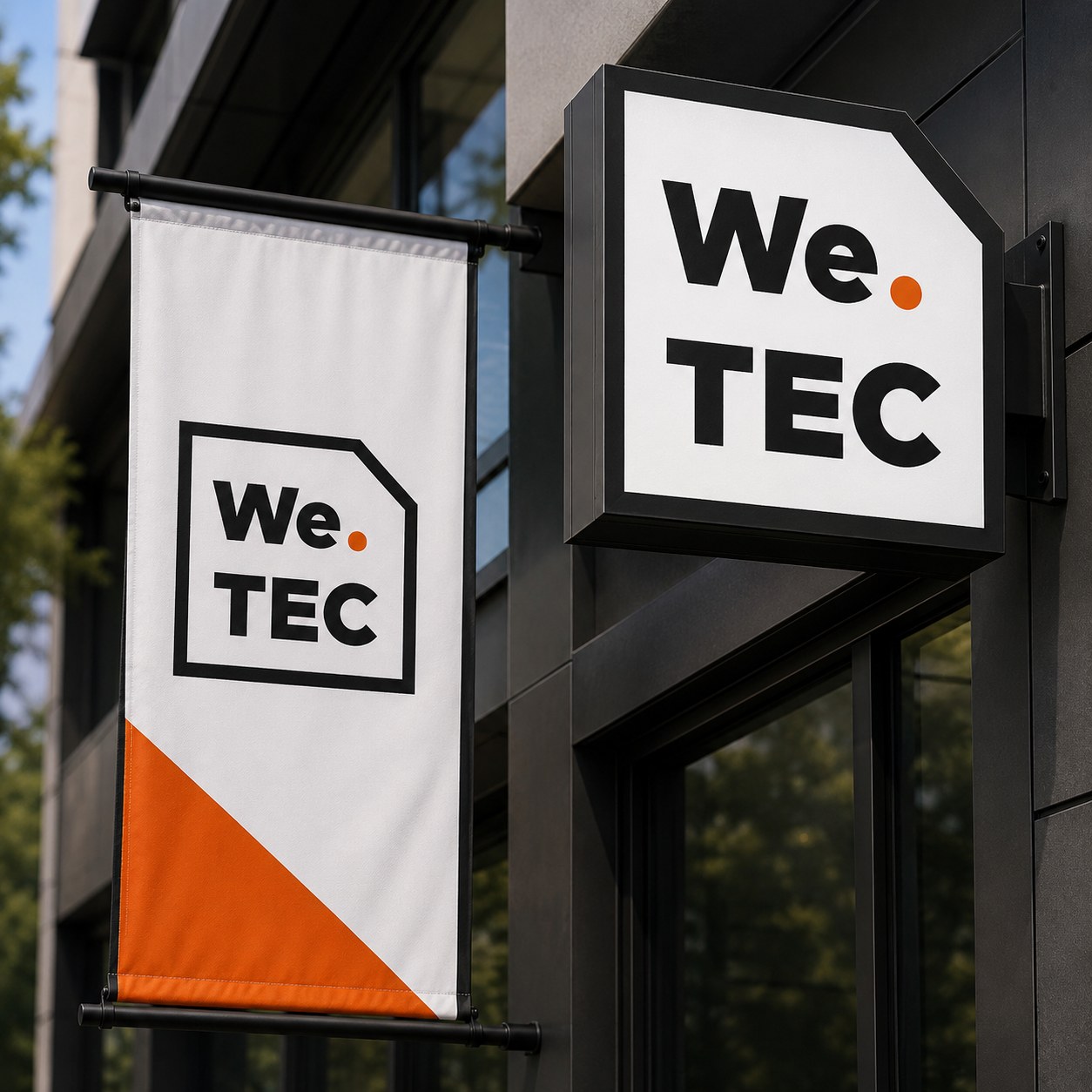 Bannery a cedule We.TEC