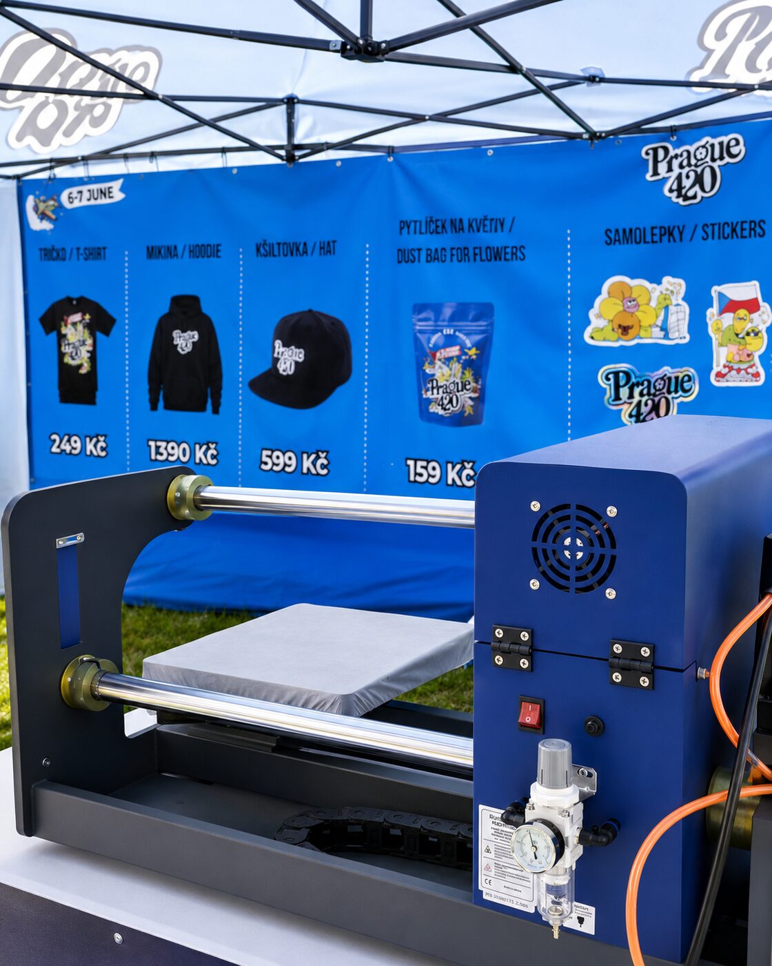 Live printing na akci We.TEC