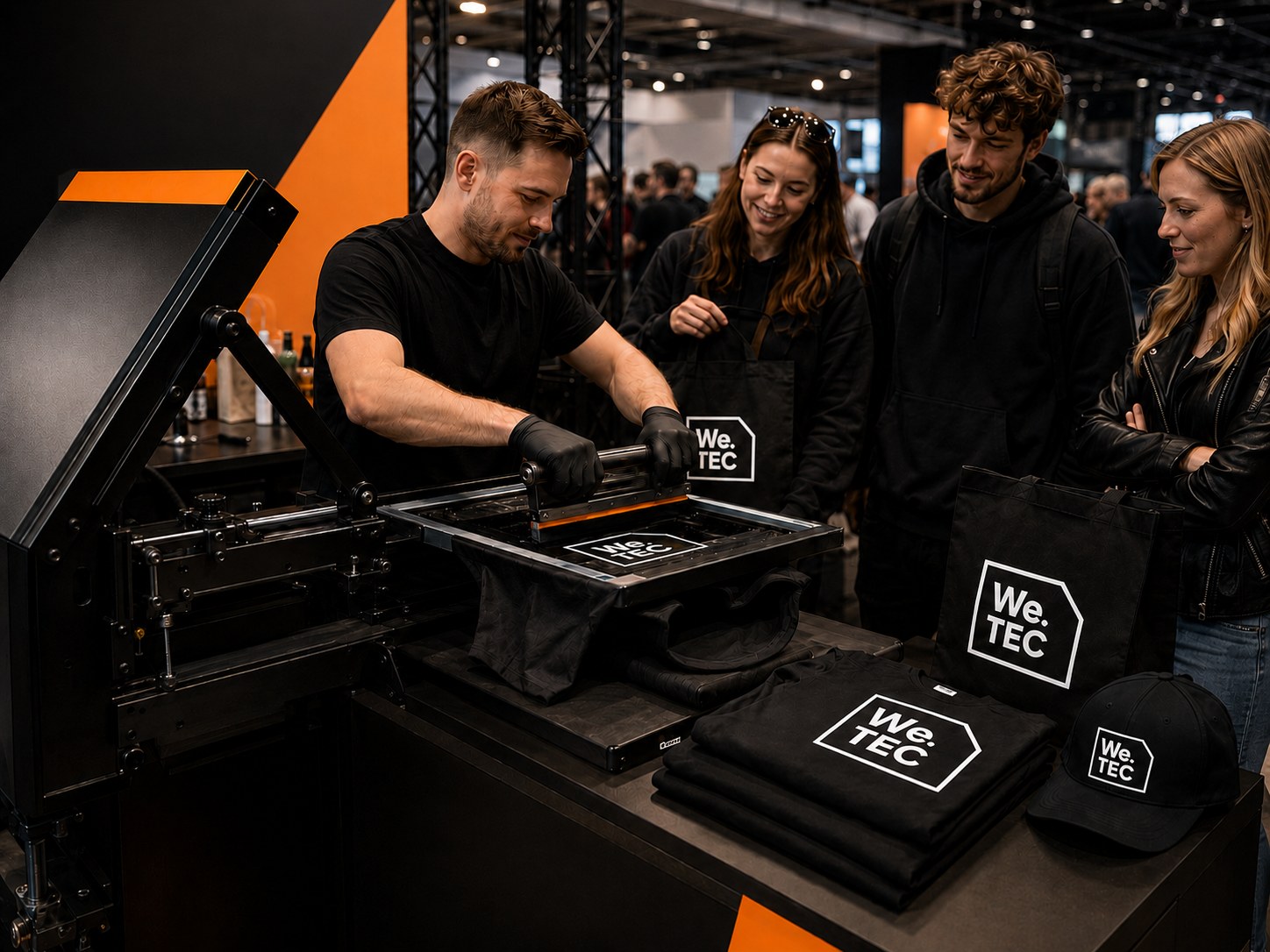 Live printing na akcích We.TEC