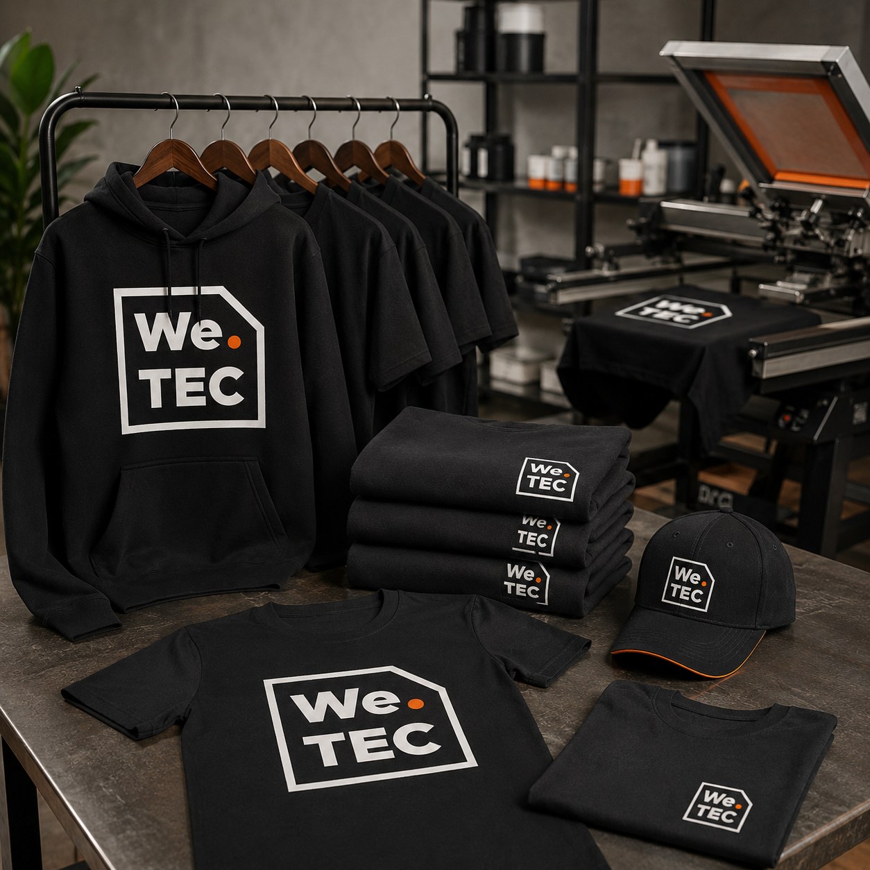 Potisk a výšivka textilu We.TEC