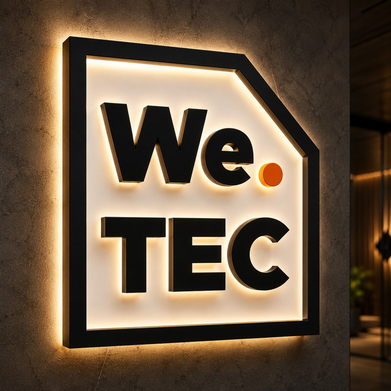 Světelná reklama We.TEC